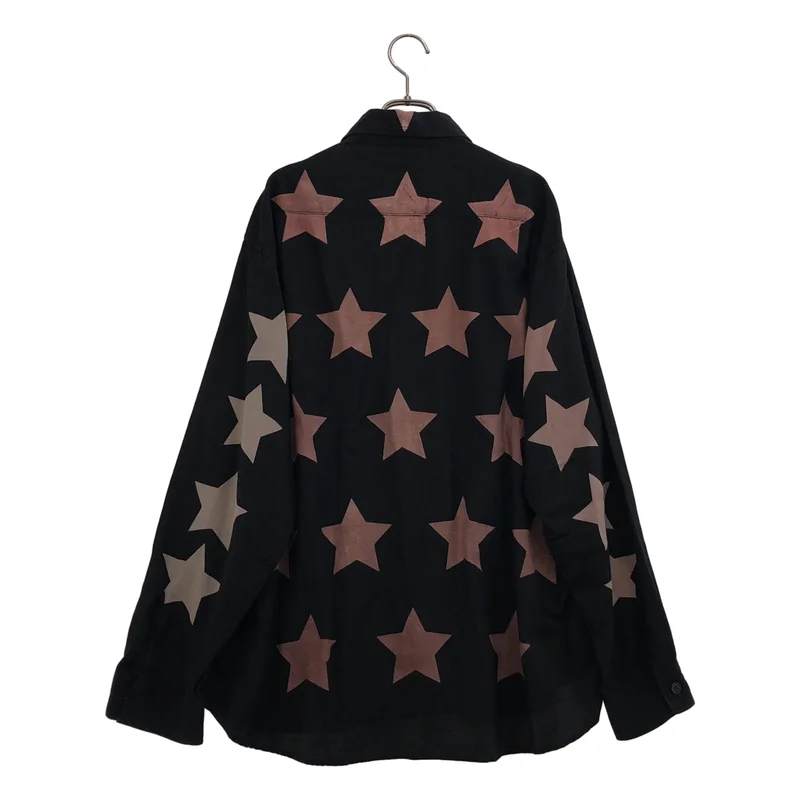 SAINT LAURENT / サンローラン | 2016SS | スター ブリーチ ミリタリーシャツ_長袖 | L | メンズ