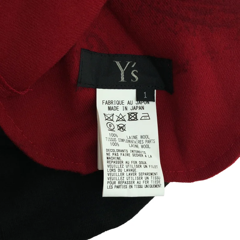Y's / ワイズヨウジヤマモト | 2018AW | ウール 切替 タートルネック ワンピース | 1 | レディース