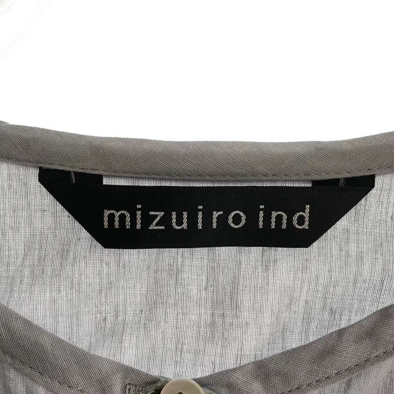 mizuiroind / ミズイロインド | コットン リネン ギャザーワンピース |