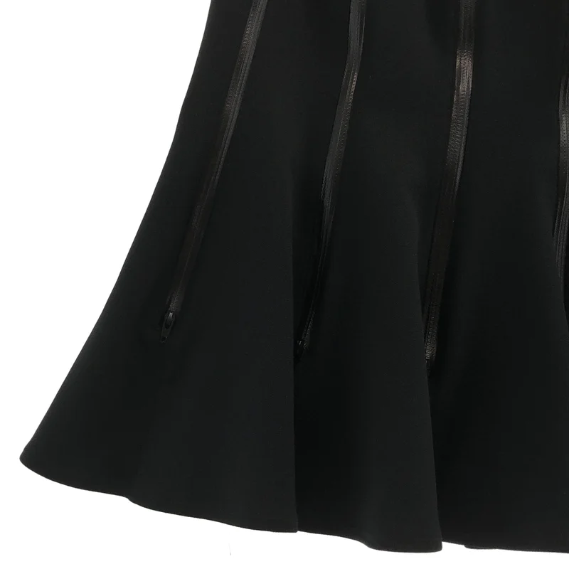 JUNYA WATANABE COMME des GARCONS / ジュンヤワタナベ | 2013SS | メッシュ切り替え マルチジップ プリーツスカート | S | レディース