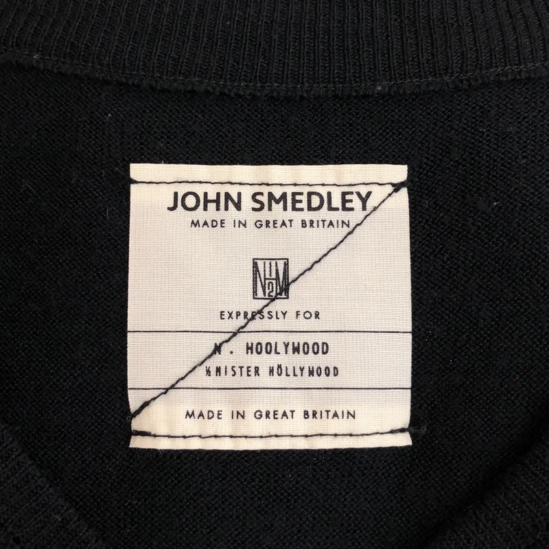 N.HOOLYWOOD / エヌハリウッド | × JOHN SMEDLEY / ウール クルーネックニット | M | メンズ