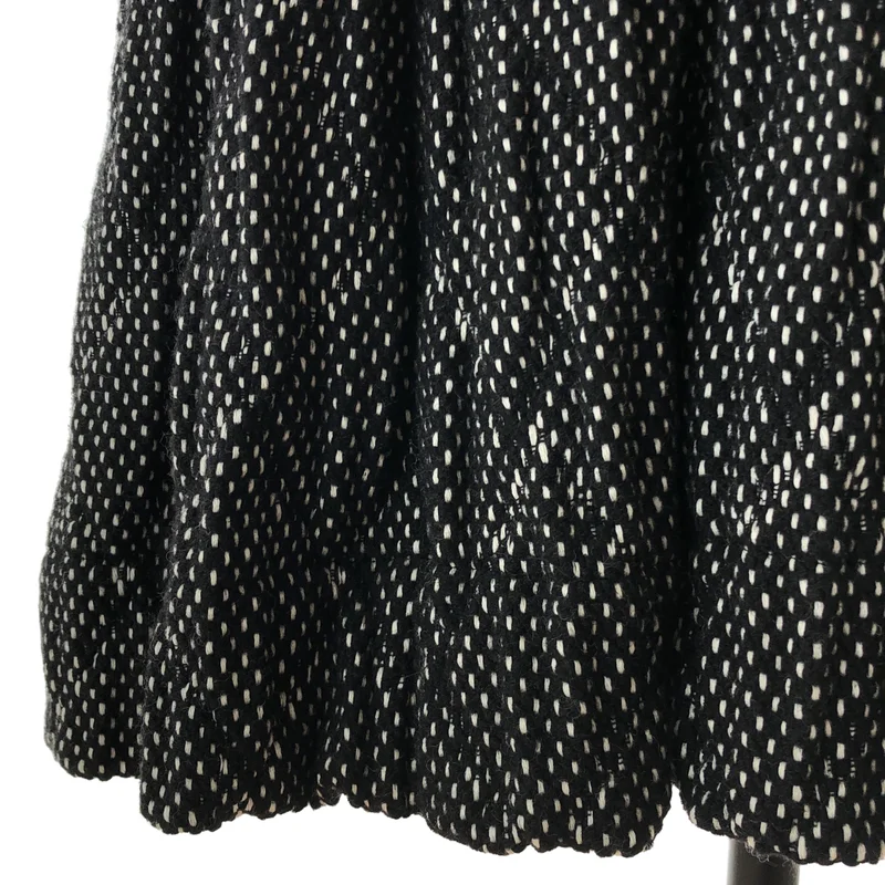 COMME des GARCONS COMME des GARCONS / コムコム | 2019AW | ウール ツイード 縮絨 カットオフ ジャンパースカート | M | レディース