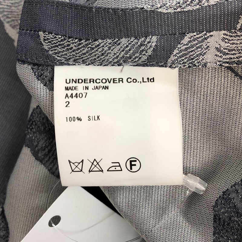 UNDERCOVERISM / アンダーカバイズム | スカルプリント シルク レースアップシャツ | 2 | レディース
