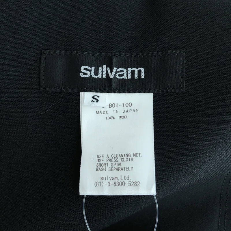 sulvam / サルバム | ウール ギャバジン ロングシャツジャケット | S | メンズ