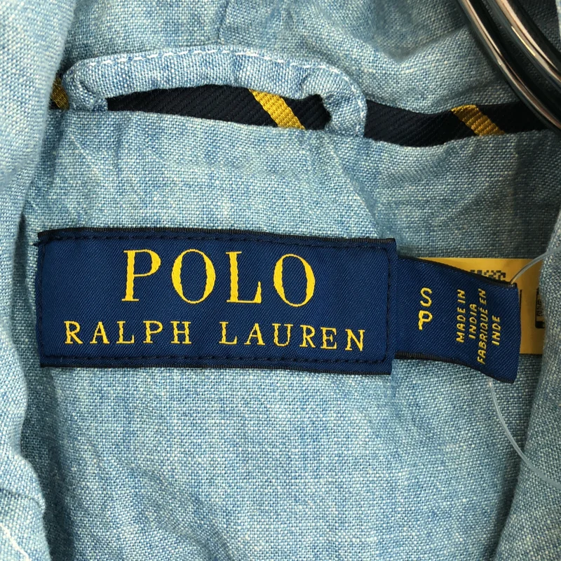 POLO RALPH LAUREN / ポロラルフローレン | シャンブレー フーデッドジャケット | S | レディース