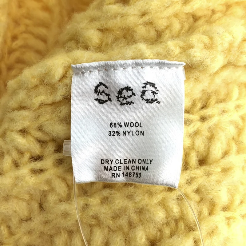 SEA / シー | ウール クルーネック ケーブルニット | S | レディース