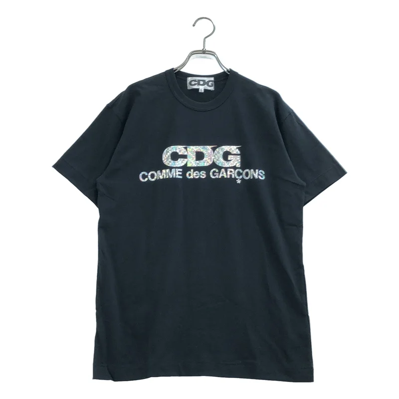 CDG by Comme des Garcons. / シーディージー コムデギャルソン | 2018AW | ホログラム ロゴ Tシャツ_半袖 | L | メンズ