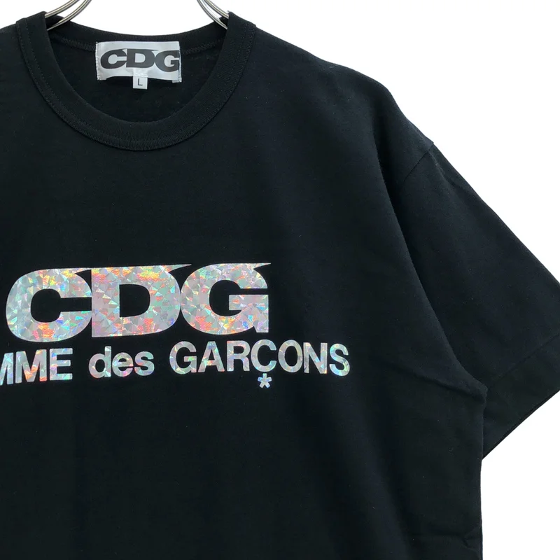 CDG by Comme des Garcons. / シーディージー コムデギャルソン | 2018AW | ホログラム ロゴ Tシャツ_半袖 | L | メンズ