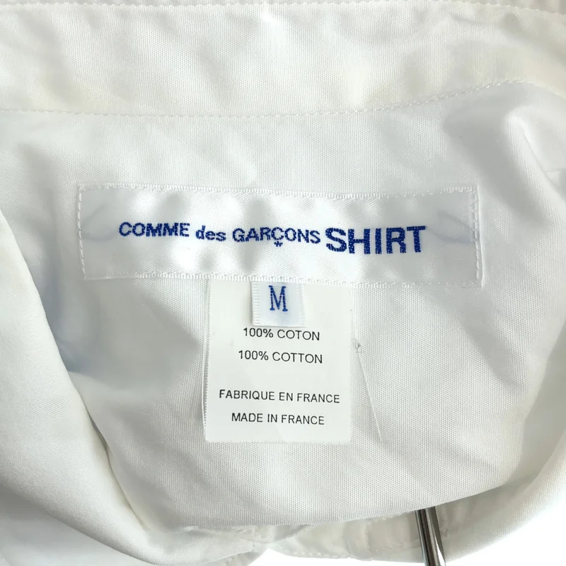 COMME des GARCONS SHIRT / コムデギャルソンシャツ | 2020SS | コットン ストライプ切り替え パッチワークシャツ | M | メンズ