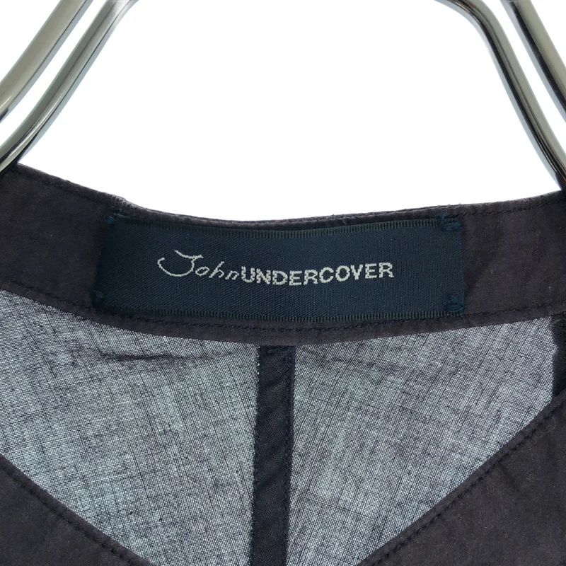 John UNDERCOVER / ジョンアンダーカバー | コットン 切替 プルオーバー バンドカラーシャツ | 2 | メンズ