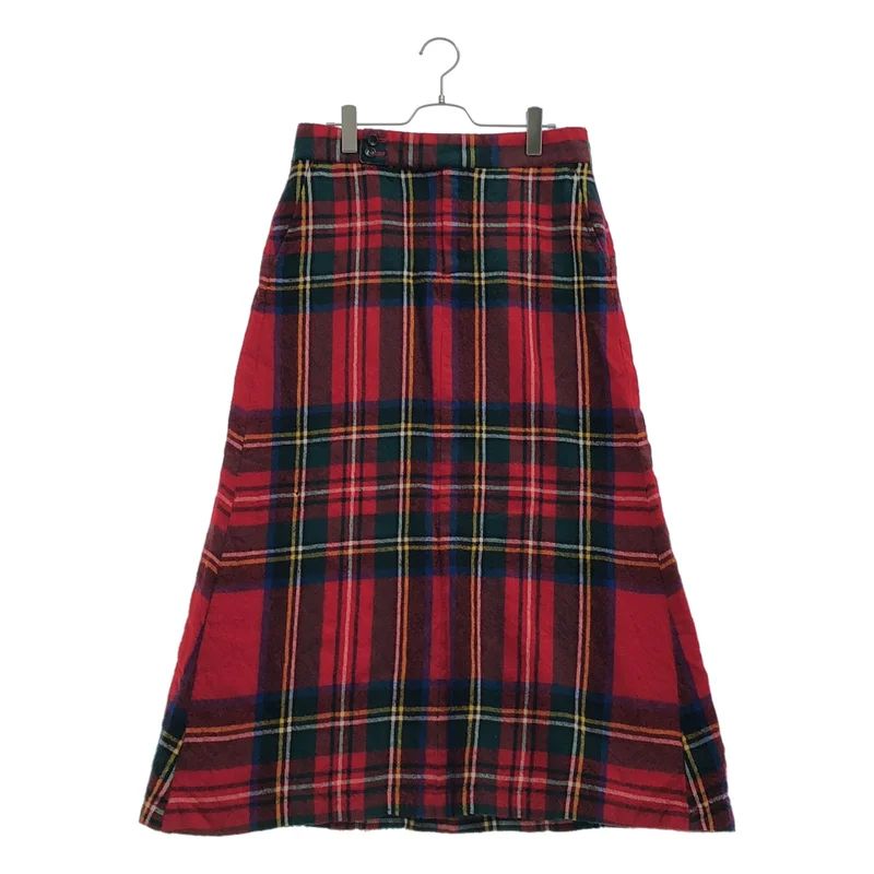 COMME des GARCONS / コムデギャルソン | 2000AW | チェック ロング スカート GS-04010M | M | レディース
