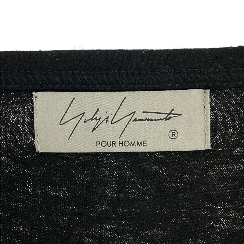 YOHJI YAMAMOTO POUR HOMME / ヨウジヤマモトプールオム | 2022AW | スーパー120s ウール エアー天竺 丸首長袖カットソー | 2 | メンズ