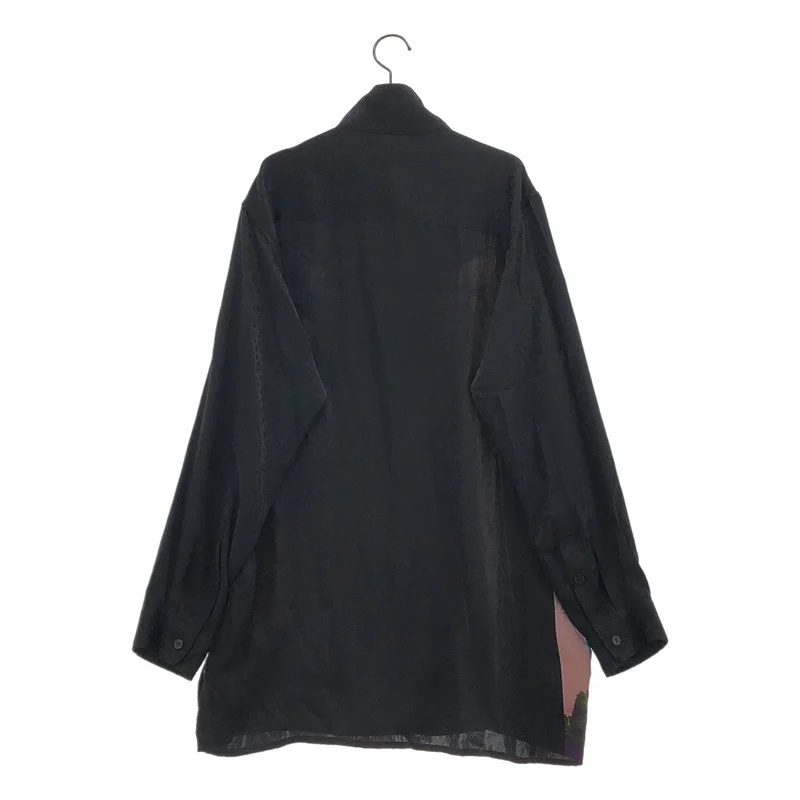 YOHJI YAMAMOTO POUR HOMME / ヨウジヤマモトプールオム | 2019SS | シルク 女柄シャツ HH-B17-407 | 2 | メンズ