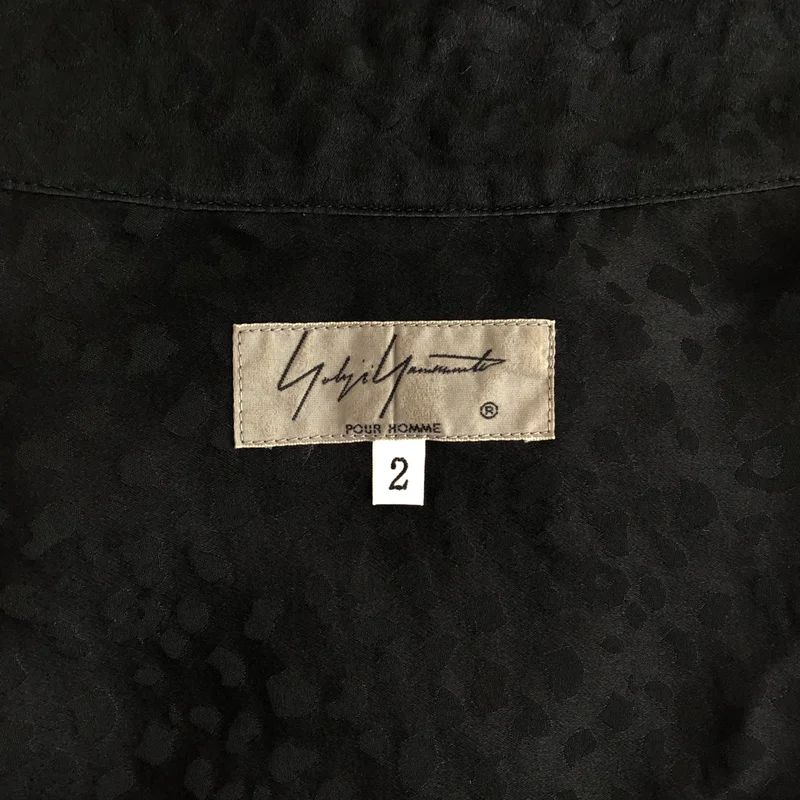 YOHJI YAMAMOTO POUR HOMME / ヨウジヤマモトプールオム | 2019SS | シルク 女柄シャツ HH-B17-407 | 2 | メンズ