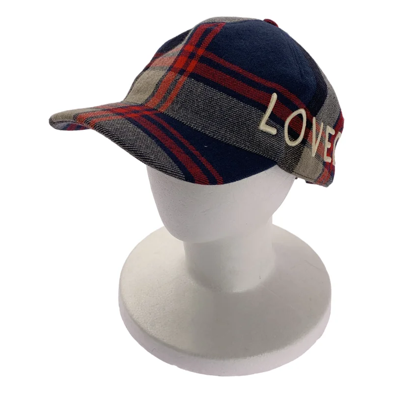 GUCCI / グッチ | チェック 刺しゅう キャップ | XL | その他