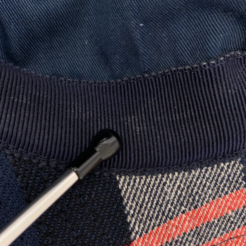 GUCCI / グッチ | チェック 刺しゅう キャップ | XL | その他