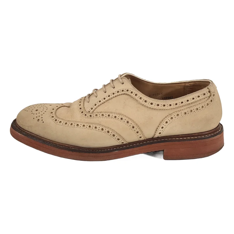CROCKETT&JONES / クロケット&ジョーンズ | × BARNEYS NEWYORK / 別注 スエード ウィングチップ レースアップシューズ | 8 1/2 | メンズ