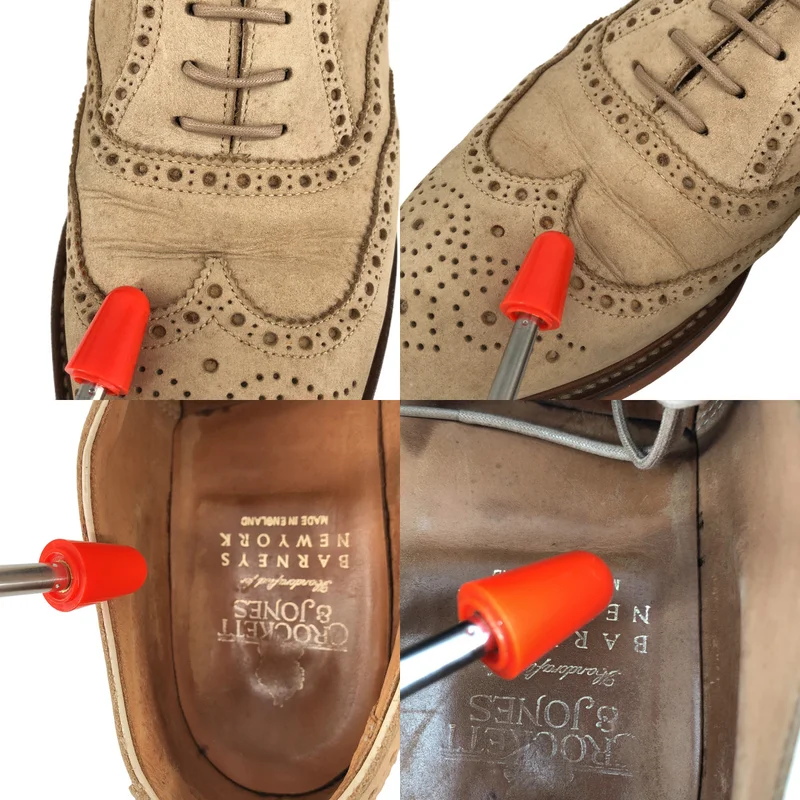 CROCKETT&JONES / クロケット&ジョーンズ | × BARNEYS NEWYORK / 別注 スエード ウィングチップ レースアップシューズ | 8 1/2 | メンズ