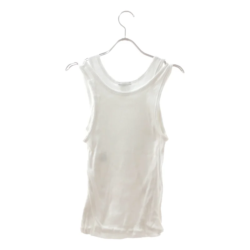 ANN DEMEULEMEESTER / アンドゥムルメステール | レイヤード タンクトップ 352-02-86013 | 36 | レディース