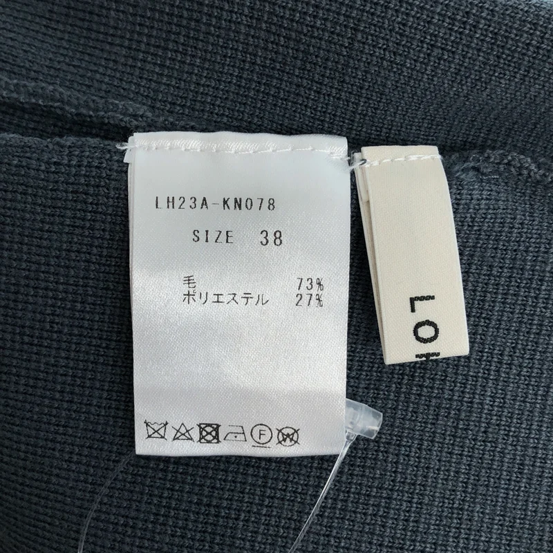 LOHEN / ローヘン | 2023AW | ミラノリブピンタックニットパンツ | 38 | レディース