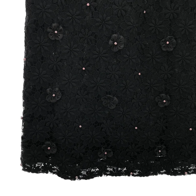 tricot COMME des GARCONS / トリココムデギャルソン | 2012SS | フラワー エンブロイダリー レース スカート |
