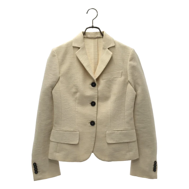 Kiton / キートン | コットン リネン ジャケット | 42 | レディース