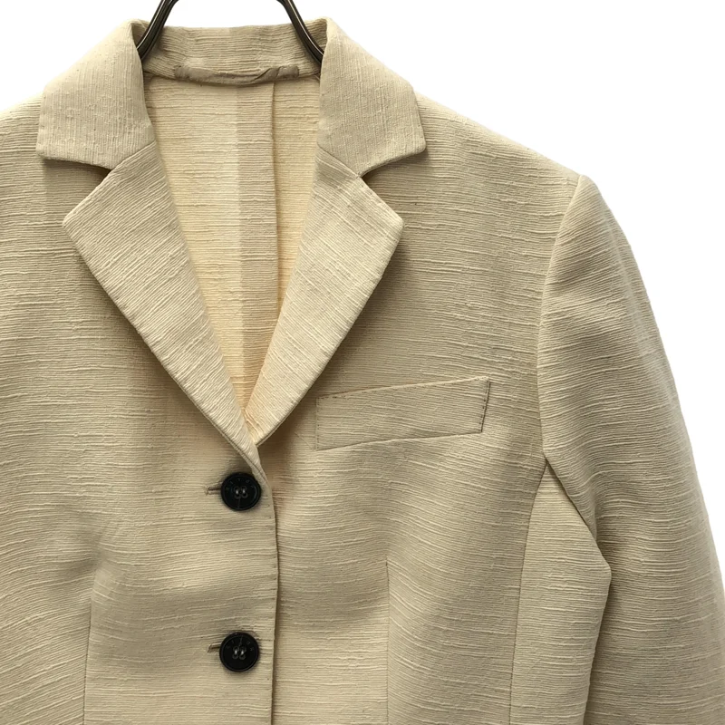 Kiton / キートン | コットン リネン ジャケット | 42 | レディース