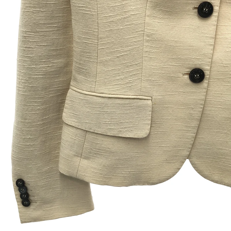 Kiton / キートン | コットン リネン ジャケット | 42 | レディース