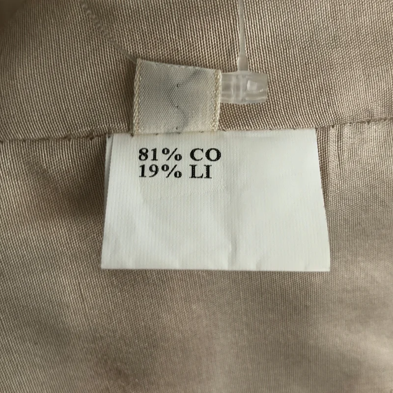 Kiton / キートン | コットン リネン ジャケット | 42 | レディース