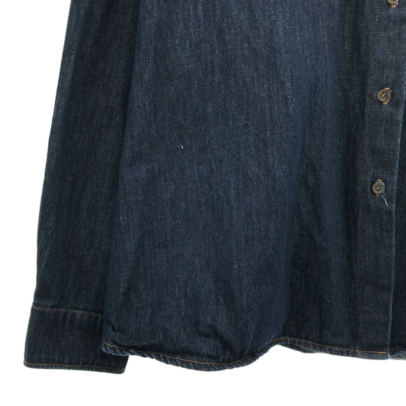 DRIES VAN NOTEN / ドリスヴァンノッテン | 2023SS | オーバーサイズ デニムシャツ | XS | レディース