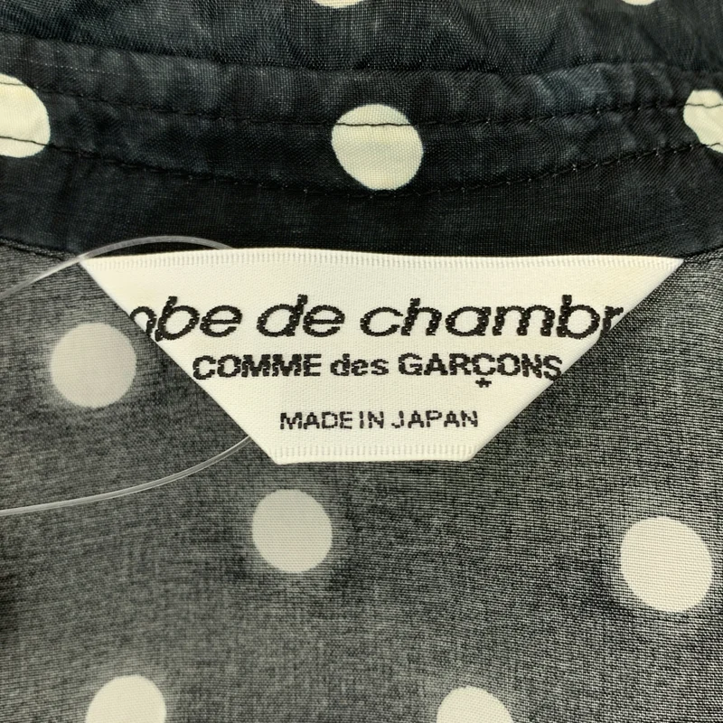 robe de chambre COMME des GARCONS / ローブドシャンブルコムデギャルソン | 2001AW | キュプラ ドット フリル シングルジャケット |