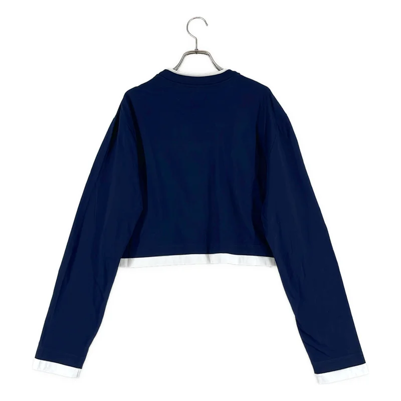 PRADA / プラダ | 2024 | Fabric Triangle Logo トライアングルロゴ  カットソー | XS | レディース