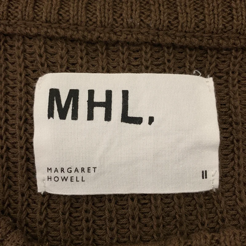 MARGARET HOWELL / マーガレットハウエル | コットン ニットカーディガン | 2 | レディース