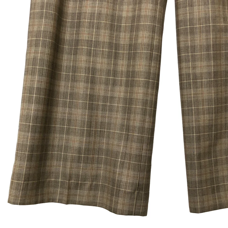 MACKINTOSH / マッキントッシュ | ウール チェック トロパンツ | 38 | レディース