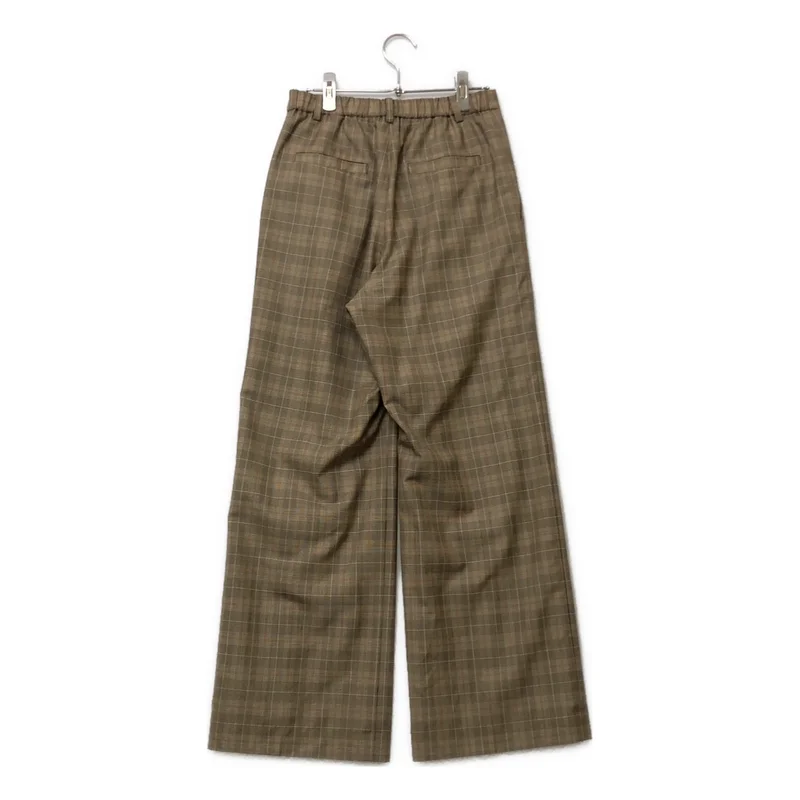 MACKINTOSH / マッキントッシュ | ウール チェック トロパンツ | 38 | レディース
