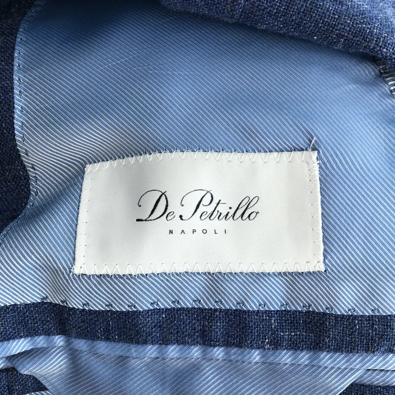 De Petrillo / デペトリロ | リネン ウール 3B テーラードジャケット | 48 | メンズ