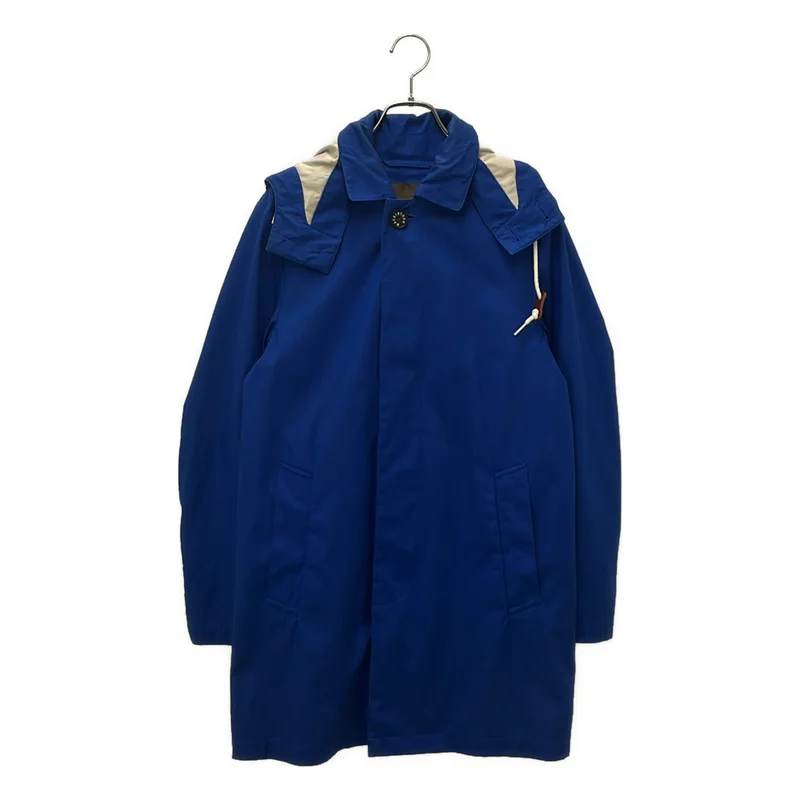 MACKINTOSH / マッキントッシュ | × LoroPiana / ロロ・ピアーナ フライフロント コート フーディ / ロゴ総裏地 | 38 | メンズ