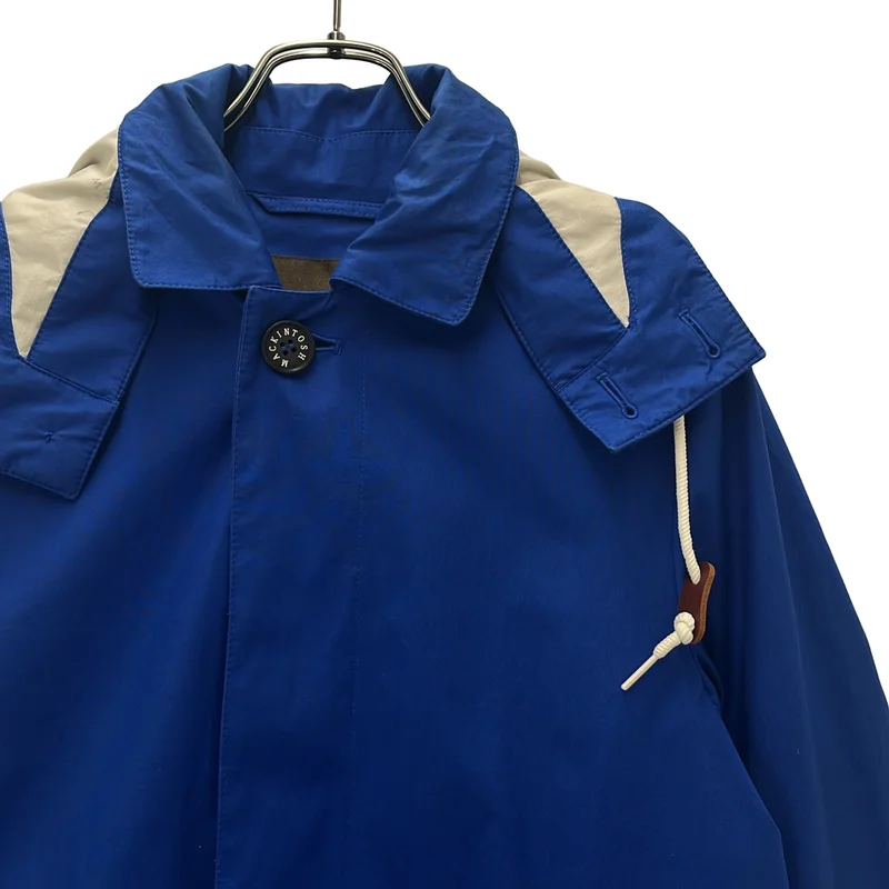 MACKINTOSH / マッキントッシュ | × LoroPiana / ロロ・ピアーナ フライフロント コート フーディ / ロゴ総裏地 | 38 | メンズ