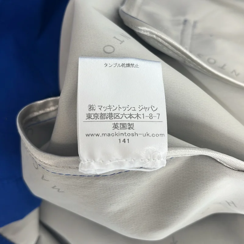 MACKINTOSH / マッキントッシュ | × LoroPiana / ロロ・ピアーナ フライフロント コート フーディ / ロゴ総裏地 | 38 | メンズ