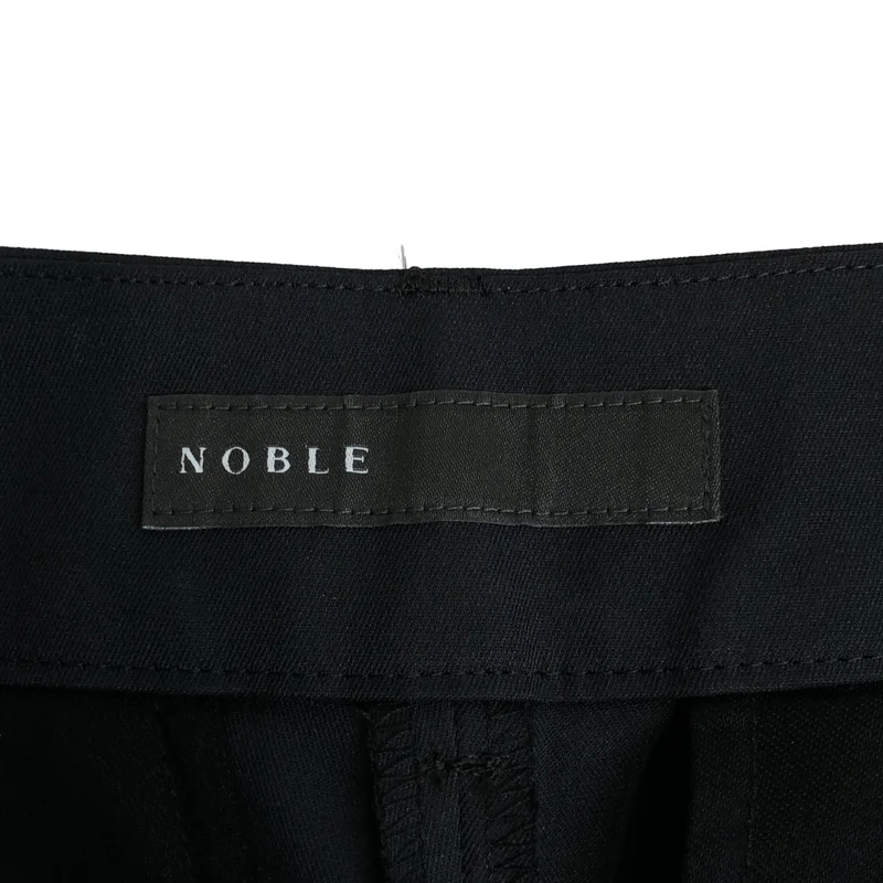 NOBLE / ノーブル | 2024SS | ドライコットンリネンステップヘムパンツ | 36 | レディース
