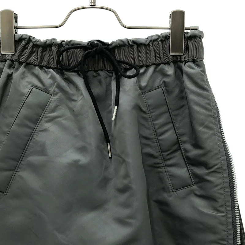 sacai / サカイ | 2023AW | Nyron Twill Skirt ジップ ロングスカート | 0 | レディース