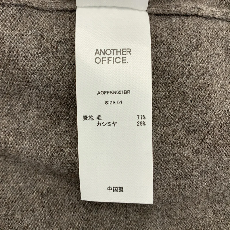 ANOTHER OFFICE / アナザーオフィス | ENSEMBLE CASHMERE KNIT / アンサンブル カシミヤ ニット | 1 | メンズ