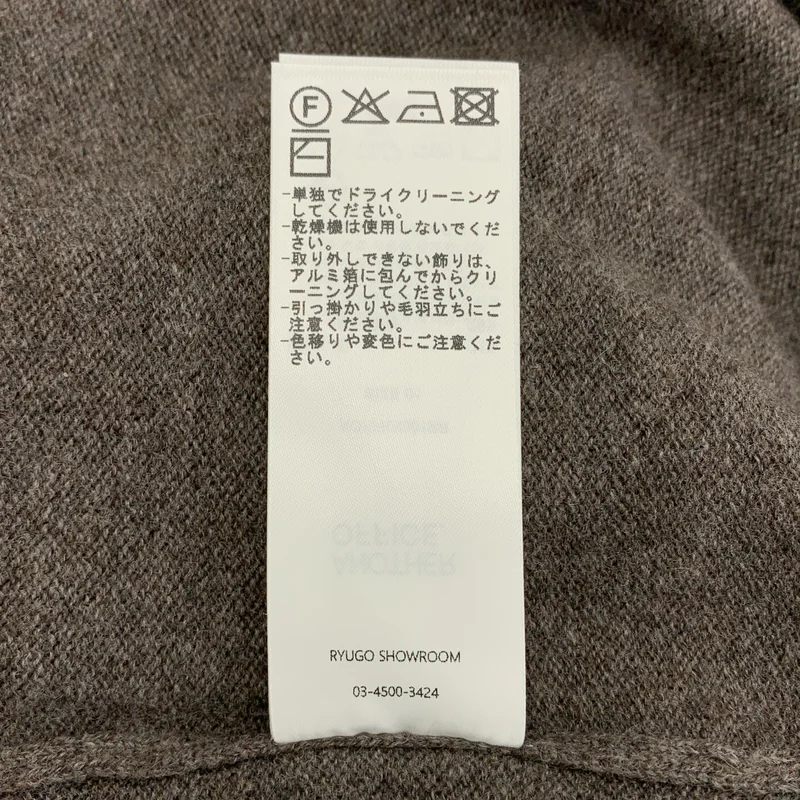 ANOTHER OFFICE / アナザーオフィス | ENSEMBLE CASHMERE KNIT / アンサンブル カシミヤ ニット | 1 | メンズ