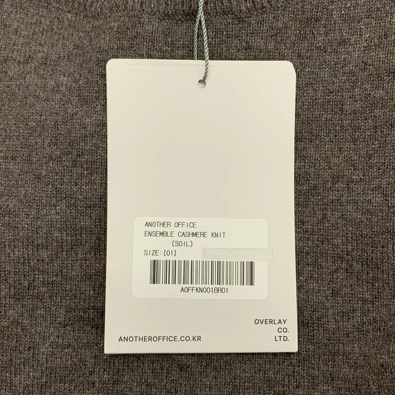 ANOTHER OFFICE / アナザーオフィス | ENSEMBLE CASHMERE KNIT / アンサンブル カシミヤ ニット | 1 | メンズ