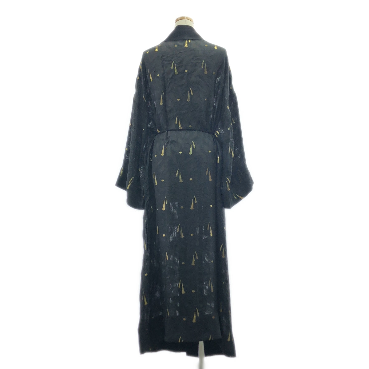 【完売品】Mame Kurogouchi マメクロゴウチ　ガウン　デザイン 美品】 Mame Kurogouchi / マメクロゴウチ | シルク ジャガード ロング