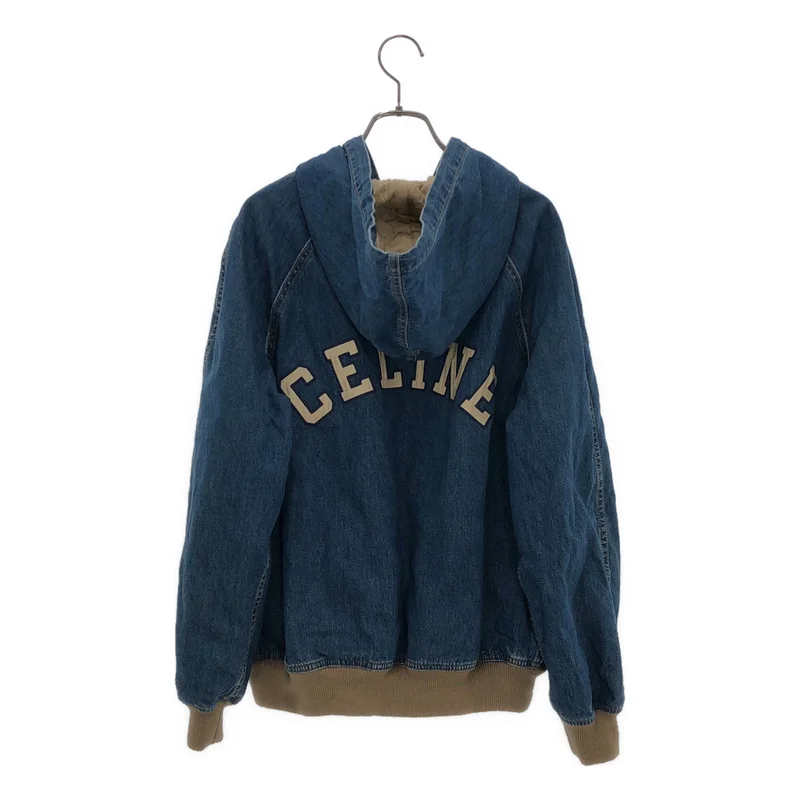 CELINE / セリーヌ | デニム キルティング ジップパーカー | S | レディース