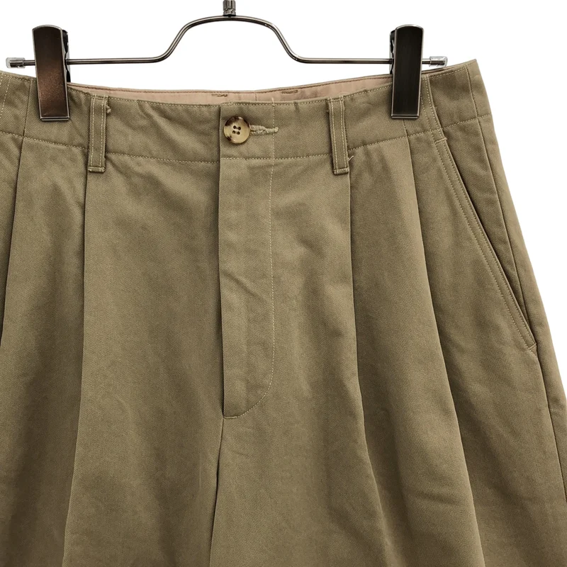 AURALEE / オーラリー | WASHED FINX CHINO TUCK WIDE PANTS パンツ | 1 | レディース
