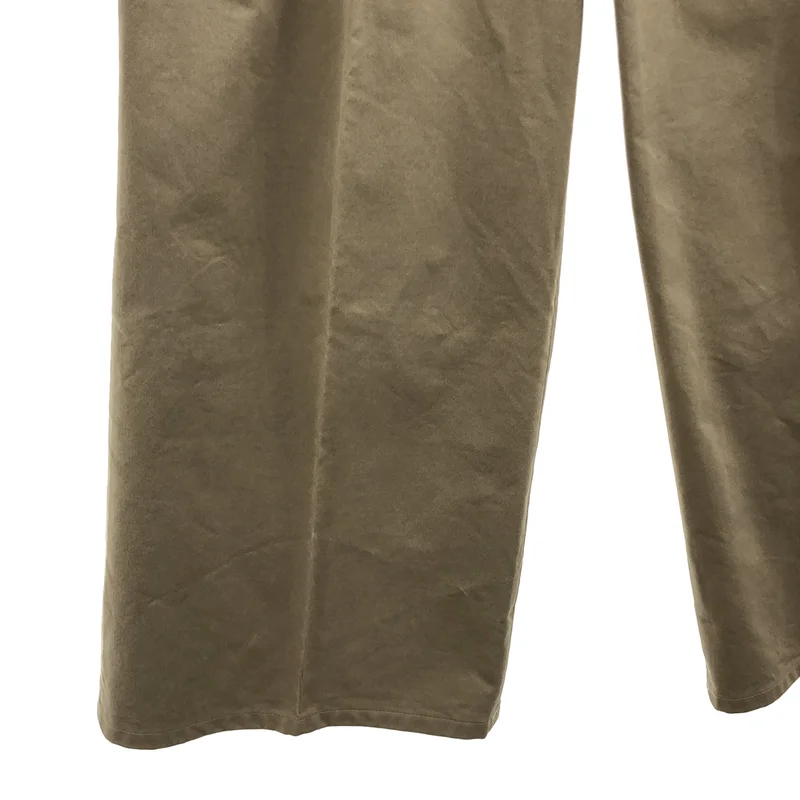 AURALEE / オーラリー | WASHED FINX CHINO TUCK WIDE PANTS パンツ | 1 | レディース