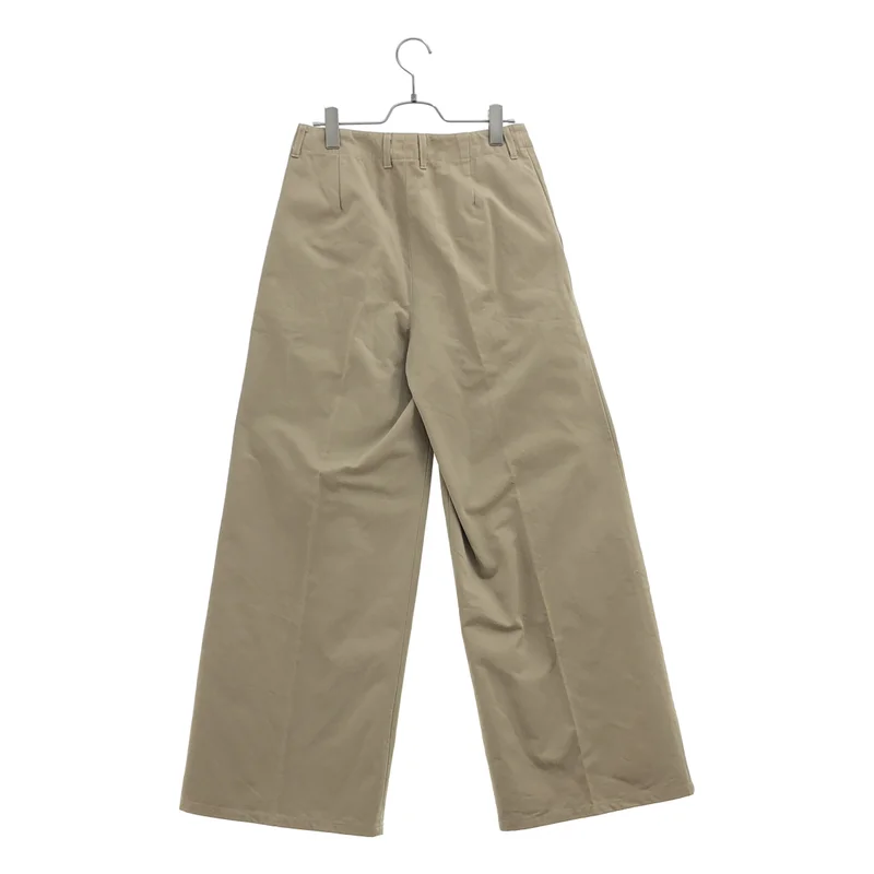AURALEE / オーラリー | WASHED FINX CHINO TUCK WIDE PANTS パンツ | 1 | レディース
