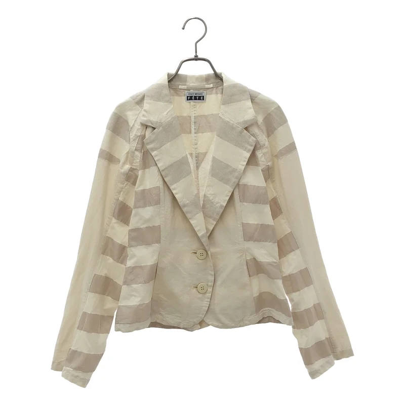 ISSEY MIYAKE FETE / イッセイミヤケフェット | A-POC INSIDE / ボーダー切替 テーラードジャケット | 2 | レディース